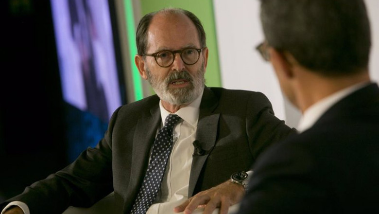 El director financiero de BBVA, Rafael Salinas, durante el XXVIII Encuentro del Sector Financiero organizado por Deloitte, Sociedad de Tasación y ABC. | DELOITTE ep el director financiero de bbva rafael salinas durante el xxviii encuentro del sector financiero