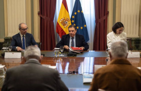 ep el ministro de agricultura pesca y alimentacion luis planas c durante una reunion para hacer