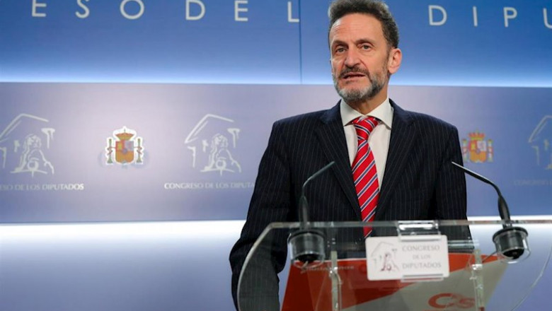ep el portavoz adjunto de ciudadanos en el congreso edmundo bal en rueda de prensa tras registrar