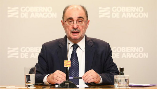 ep el presidente de aragon javier lamban participa en la novena videoconferencia de presidentes