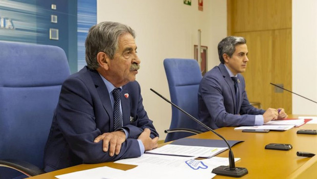 ep el presidente de cantabria miguel angel revilla y el vicepresidente pablo zuloaga