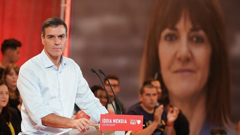 ep el presidente del gobierno en funciones pedro sanchez interviene durante el acto de proclamacion