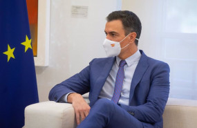 ep el presidente del gobierno pedro sanchez durante una reunion con el presidente de la republica