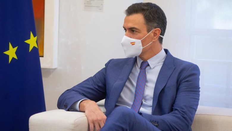 El presidente del Gobierno, Pedro Sánchez, durante una reunión con el presidente de la República Dominicana, en el Palacio de la Moncloa, a 20 de enero de 2022, en Madrid (España). | EUROPA PRESS/I.Infantes. POOL - Europa Press ep el presidente del gobierno pedro sanchez durante una reunion con el presidente de la republica