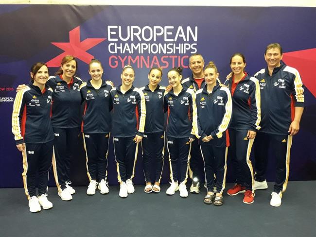 El equipo español de gimnasia artística, en los Eurocampeonatos de 2018 | RFEG ep equipo espanolgimnasia artistica eneurocampeonatos2018