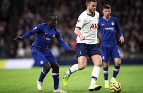 ep eric dier en un partido con el tottenham hotspur