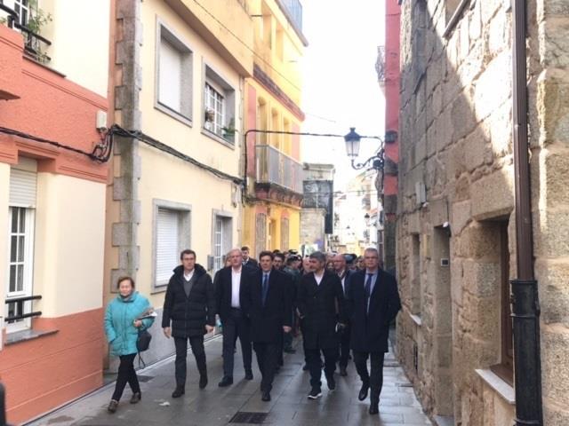 Feijóo, Juan Carlos Quer, Santiago Villanueva en A Pobra | EUROPA PRESS ep feijoo juan carlos quer santiago villanuevaa pobra