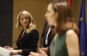 ep i d la vicepresidenta tercera del gobierno yolanda diaz y la ministra de derechos sociales y