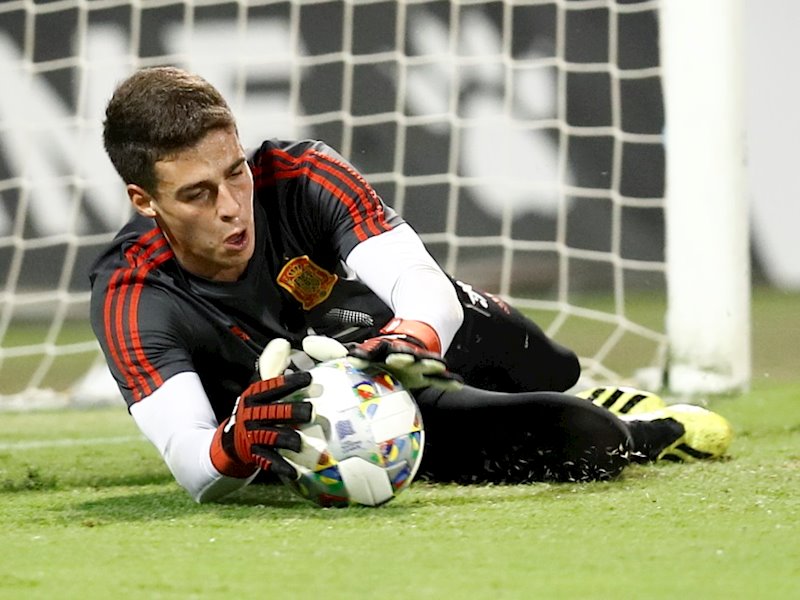 ep kepa entrenando con la seleccion