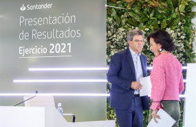 ep la presidenta del grupo santander ana botin y el consejero delegado jose antonio alvarez en la ep la presidenta del grupo santander ana botin y el consejero delegado jose antonio alvarez en la