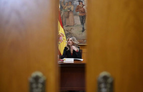 ep la vicepresidenta segunda del gobierno y ministra de trabajo yolanda diaz durante una reunion con