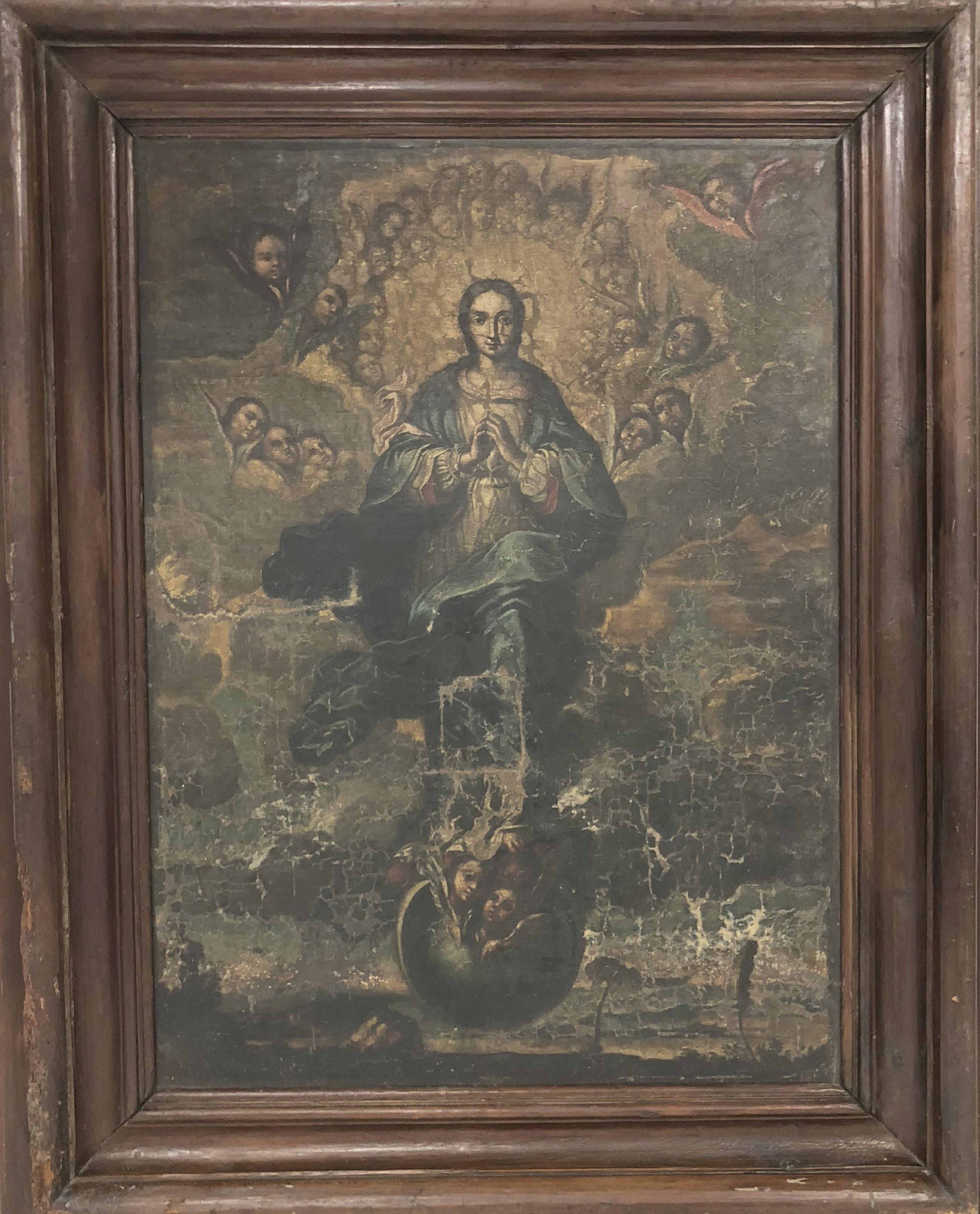 Óleo de la Inmaculada del Monasterio de Sijena extraviado en Lleida | MUSEU DE LLEIDA ep oleola inmaculadamonasteriosijena extraviadolleida