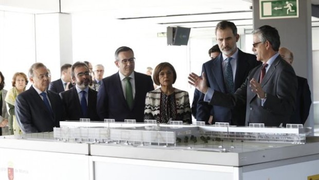 ep rey felipe viacto inauguracion aeropuerto internacionalmurcia