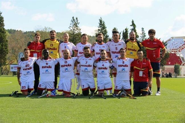 Selección española fútbol amputados Europeo | FEDDF ep seleccion espanola futbol amputados europeo