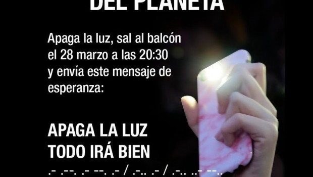 ep wwf anima a lanzar en morse el mensaje apaga la luz todo ira bien este sabado por la hora del