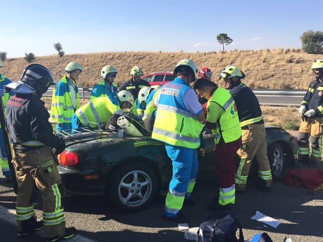 Accidente de tráfico en la M50 | 112 COMUNIDAD DE MADRID ep accidentetraficola m50