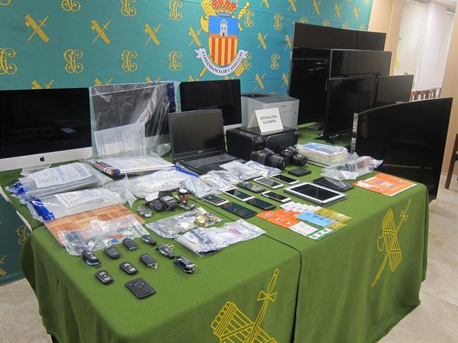 ep algunoslos efectos incautados