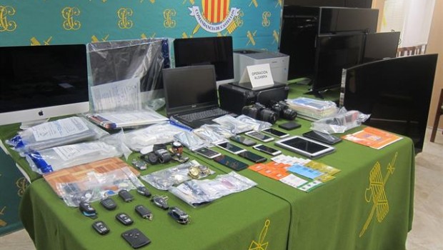 ep algunoslos efectos incautados