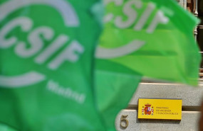 ep archivo   banderas la central sindical independiente y de funcionarios csif