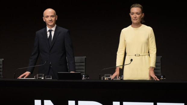 ep archivo   la presidenta de inditex marta ortega y el consejero delegado oscar garcia maceiras