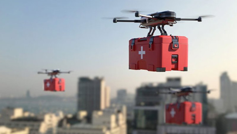 ep archivo un dron en un espacio aereo urbano ep archivo un dron en un espacio aereo urbano