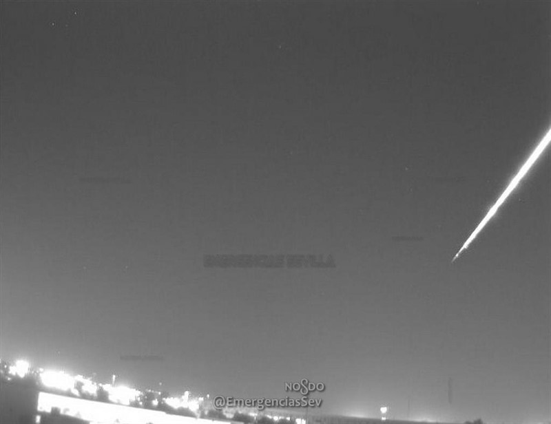 ep bola de fuego provocada por un asteroide