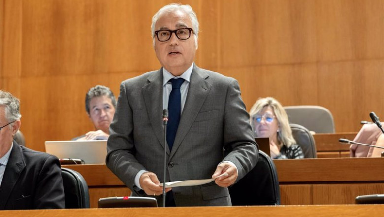 ep el consejero de agricultura ganaderia y alimentacion javier rincon durante su intervencion en el ep el consejero de agricultura ganaderia y alimentacion javier rincon durante su intervencion en el