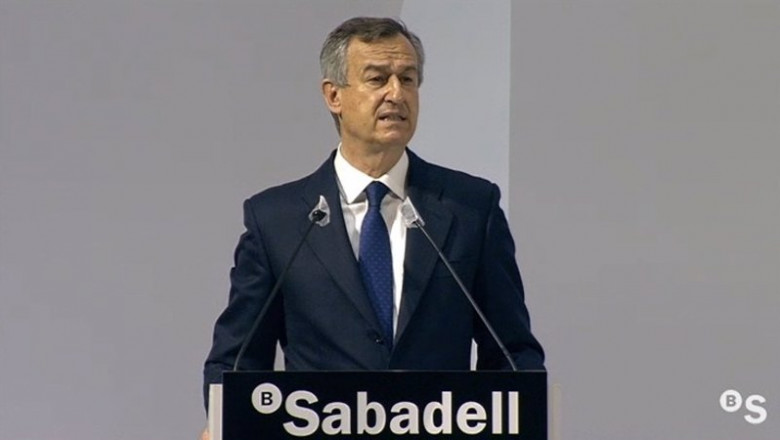 El consejero delegado de Banco Sabadell, César González-Bueno | BANCO SABADELL ep el consejero delegado de banco sabadell cesar gonzalez bueno durante su intervencion