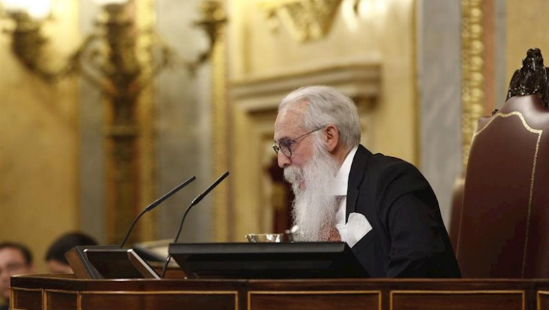 El diputado del PSOE por Burgos, Agustín Zamarrón, el cual ha presidido la Mesa de Edad durante la constitución de la XIII Legislatura de la Cámara Baja, antes de dar el relevo a la nueva presidenta de la Cámara, Meritxell Batet, | Eduardo Parra - Europa Press - Archivo ep el diputado del psoe por burgos agustin zamarron el cual ha presidido la mesa de edad durante la