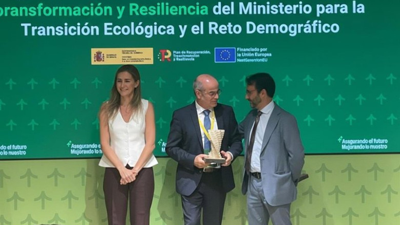 ep el ministerio para la transicion ecologica y el reto demografico ha distinguido el proyecto