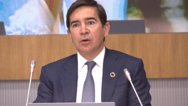 ep el presidente de bbva carlos torres vila durante la cumbre empresarial empresas espanolas