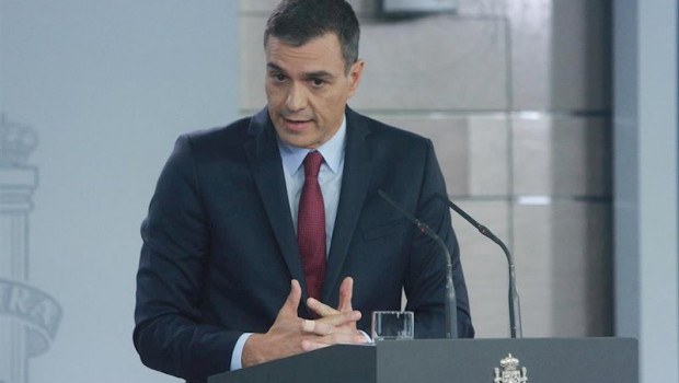 Ricardo Rubio - Europa Press ep el presidente del gobierno pedro sanchez realiza una intervencion en el palacio de la moncloa en