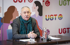 ep el secretario general de ugt pepe alvarez durante rueda de prensa en la sede ugt a 14 de marzo de