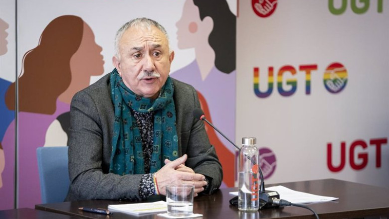 ep el secretario general de ugt pepe alvarez durante rueda de prensa en la sede ugt a 14 de marzo de ep el secretario general de ugt pepe alvarez durante rueda de prensa en la sede ugt a 14 de marzo de