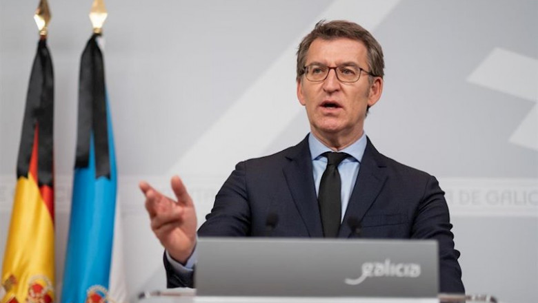 ep el titular del gobierno de la xunta alberto nunez feijoo en la rueda de prensa posterior al