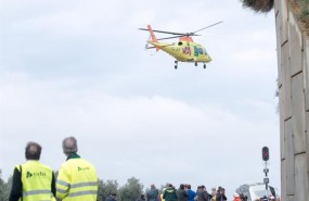 ep evacuacionhelicopteroun heridodescarrilamientoun trenarahal