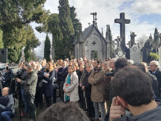 Homenaje a Gregorio Ordóñez en el 23 aniversario de su asesinato por ETA. | EUROPA PRESS ep homenajegregorio ordonez23 aniversariosu asesinatoeta