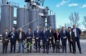 ep inauguracion de la planta de steelphalt en murga alava con la presencia del lehendakari imanol