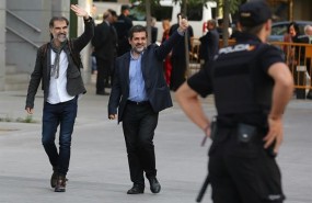 ep jordi sanchezjordi cuixart acudendeclararla audiencia nacional 20171016231201 ep jordi sanchezjordi cuixart acudendeclararla audiencia nacional 20171016231201
