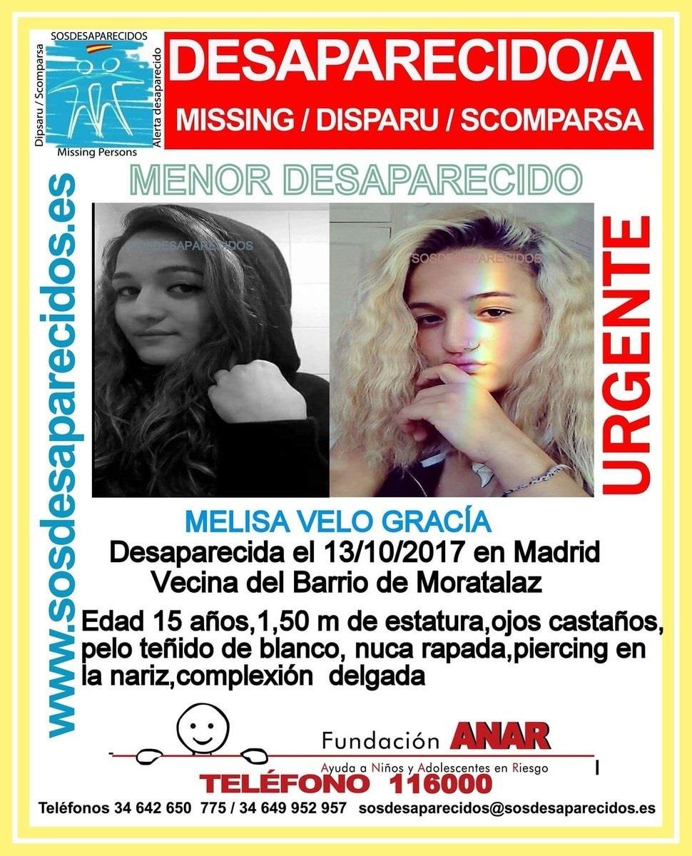 JOVEN DE 15 AÑOS DESAPARECIDA EN MORATALAZ | SOS DESAPARECIDOS ep joven15 anos desaparecidamoratalaz