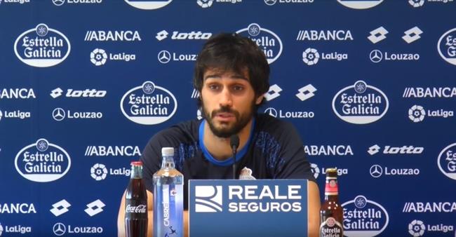 El jugador del RC Deportivo de La Coruña Alejandro Arribas | EUROPA PRESS ep jugadorrc deportivola coruna alejandro arribas