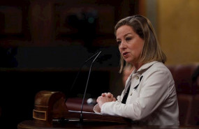 ep la diputada de cc ana oramas durante su intervencion en el pleno del congreso este miercoles en