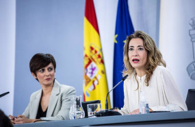 ep la ministra portavoz y de politica territorial isabel rodriguez y la ministra de transportes