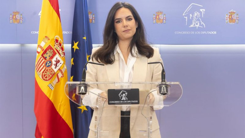 La portavoz de VOX en el Congreso, Pepa Millán, durante una rueda de prensa anterior a la Junta de Portavoces, en el Congreso de los Diputados, a 1 de octubre de 2025, en Madrid (España). | Eduardo Parra - Europa Press ep la portavoz de vox en el congreso pepa millan durante una rueda de prensa anterior a la junta de 20251016121305