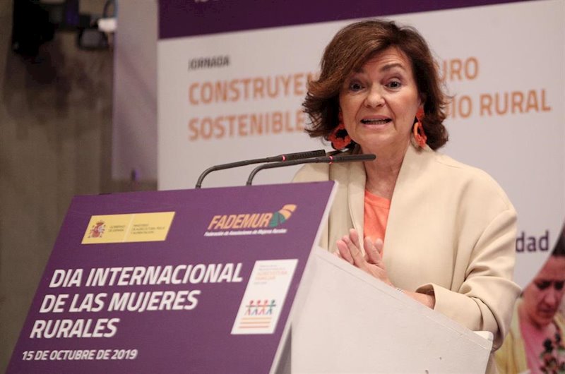 ep la vicepresidenta del gobierno y ministra de igualdad en funciones carmen calvo ep la vicepresidenta del gobierno y ministra de igualdad en funciones carmen calvo