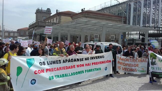 Manifestación de comuneros en Santiago | EUROPA PRESS ep manifestacioncomunerossantiago