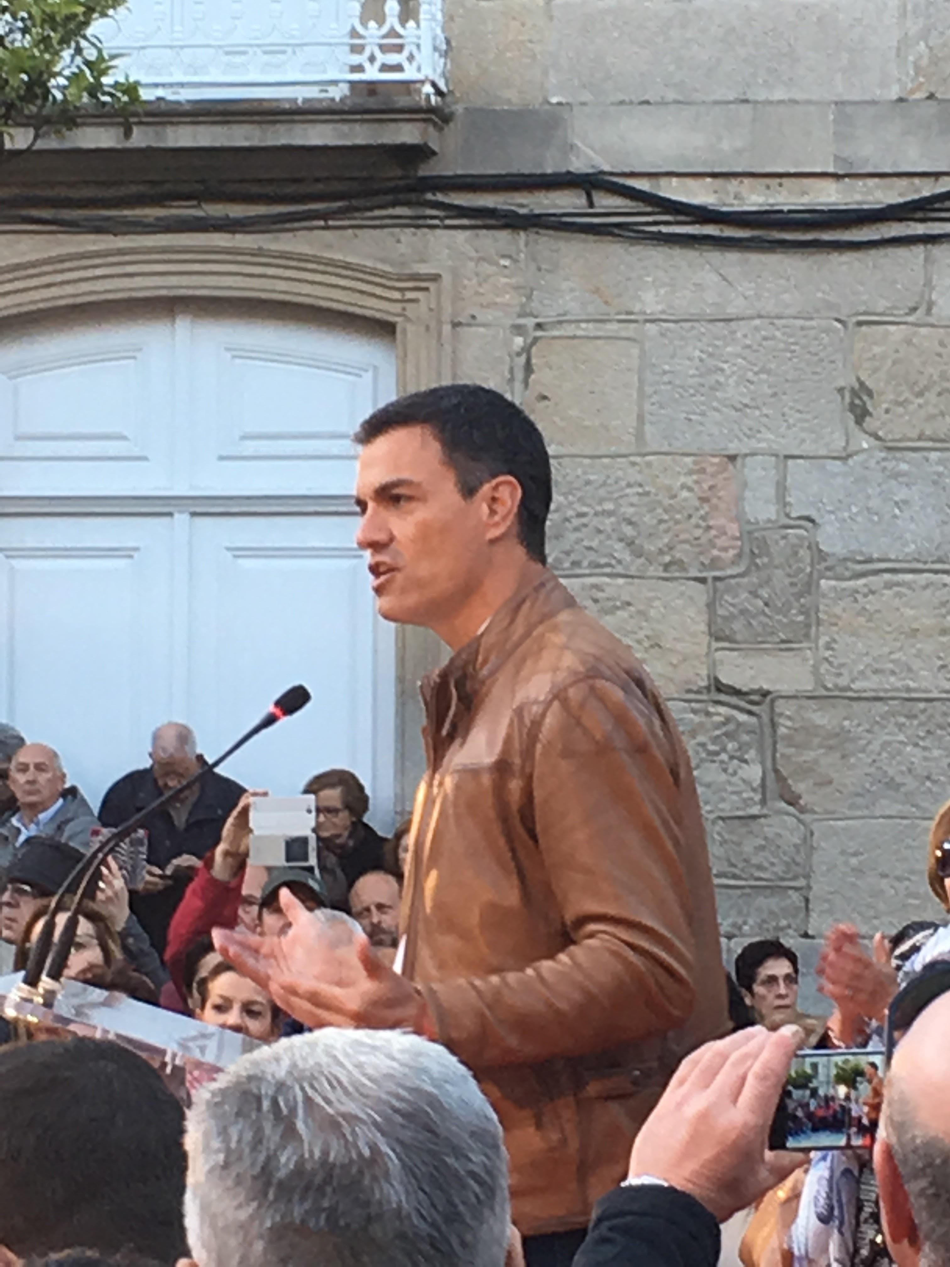 Pedro Sánchez, en Pontevedra | REMITIDA ep pedro sanchez en pontevedra