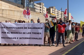 ep protesta de los maquinistas en salamanca