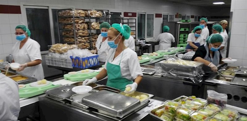 ep servicio de cocina de un hospital del scs