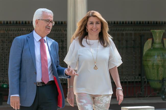Susana Díaz y Manuel Jiménez Barrios | EUROPA PRESS ep susana diazmanuel jimenez barrios 20180621182304